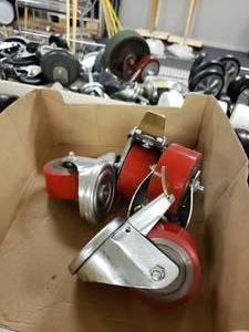 lot 288 image: Caster and Wheels, see pictures