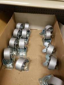 lot 300 image: Steel Caster and Wheels, see pictures