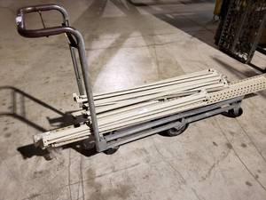 lot 304 image: 6-Wheeled Tilt Cart, Cart Only