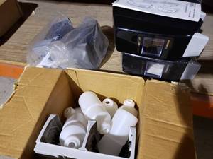 lot 312 image: Soap Dispensers, Bath Tissue Dispenser and Plastic Bottles