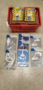 lot 603 image: Mixed Lot of Back Support Belts and Signs, see pictures