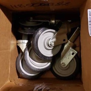 lot 657 image: Lot of Square Shaft Caster 5  ( 5 Total)