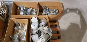lot 667 image: Pallet Lot of Large Wheel Caster Mounts