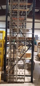 lot 696 image: 2 - 10 foot Roller Conveyers, 1 - 10 foot Close Roller Attachment