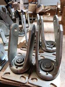 lot 746 image: 4 Large Swivel Casters