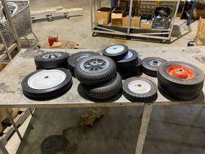 lot 366 image: Mixed Lot of Airless Wheels, Dolly and Caster Mix