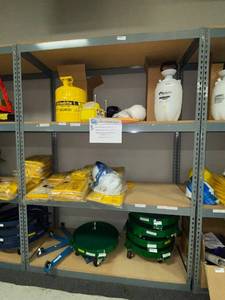 lot 463 image: Shelving unit only 72w x 24d x 84h