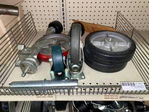 lot 504 image: Mixed Lot of Wheels and Casters, see pictures
