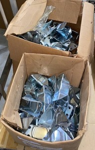 lot 362 image: 2 Boxes Mixed Rigid Caster Mounts