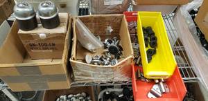 lot 471 image: Mixed lot of Casters and mounting hardware (see pictures)