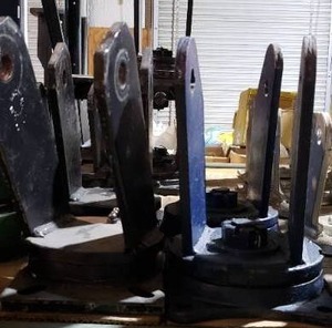 lot 743 image: Large Blue Casters