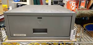 lot 41 image: LYON BENCH DRAWER 15 34Wx20Dx6 34H WITH MOUNTING HARDWARE, COLOR GREY