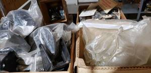 lot 830 image: Mixed lot of caster brake parts