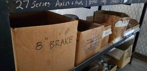 lot 841 image: Contents of shelf only mixed lot of  caster parts