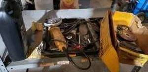 lot 844 image: Contents of shelf only mixed tools and parts