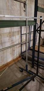 lot 856 image: 2 Coat racks on wheels