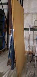 lot 857 image: 3 sheets of MDF board for shelving 12 4x 8 sheets