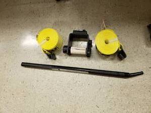 lot 248 image: Flat bed Tiedown strapping lot