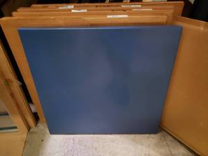 lot 732 image: Blue Shelves for Non-Flammable Cabinet (2 Total)