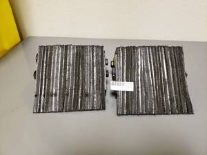 lot 176 image: Set of Rubber Wheel  Chocks with chain attachment