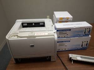 lot 593 image: HP Laser Jet Office Printer, Model # P2035n