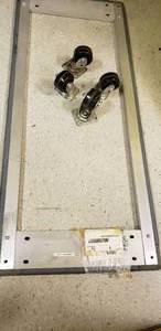 lot 130 image: DOLLY BASE 24x60 w 4 SWIVEL CASTERS 6 (Needs Assembled)
