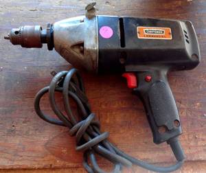 lot 9 image: Vintage Sears Craftsman Commercial Power Drill
