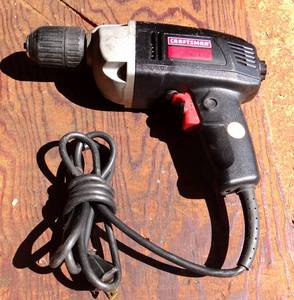 lot 13 image: Vintage Sears Craftsman 3.5 HP Power Drill