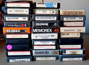 lot 63 image: VINTAGE LOT OF 8 TRACK TAPES