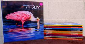 lot 155 image: COLLECTION OF WHERE GUESTBOOK HARD COVER TRAVEL BOOKS