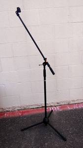 lot 156 image: Stagg Tripod Boom Microphone Stand with Folding Legs - Black