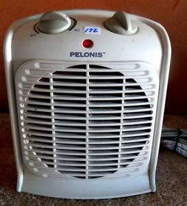 lot 172 image: POERTABLE TABLETOP PELONIS HEATER WITH ADJUSTABLE SPEED AND TEMPERATURE