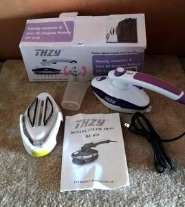 lot 207 image: Portable Handheld Garment Steamer Travel Electric Iron Steamer THZY