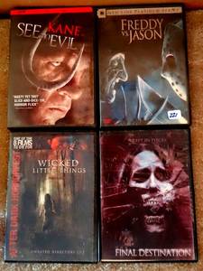 lot 221 image: ASSORTED LOT OF HORROR DVDS