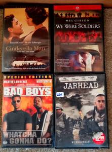 lot 224 image: ASSORTED LOT OF DVDS
