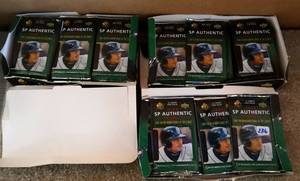 lot 236 image: THREE BOXES OF 2004 SP AUTHENTIC BASEBALL CARD PACKS