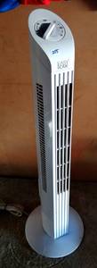 lot 255 image: Easy Home White Multi-Speed Tower Fan Model ST-01M