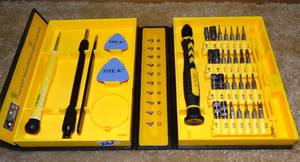 lot 261 image: SHE K - Computer Repair Tool Kit Precision For Laptop Electronics PC Repair Tool Set