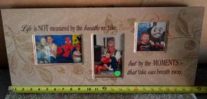 lot 122 image: 23 INCH INSPIRATIONAL PHOTO FRAME