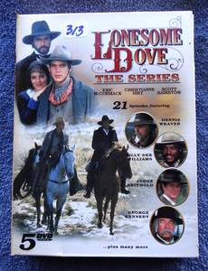 lot 313 image: LONESOME DOVE 5 PART DVD COLLECTION - 43 EPISODES