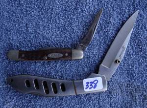 lot 338 image: VINTAGE CASE PEN KNIFE AND SHEFFIELD KNIFE