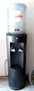 lot 379 image: WATER COOLER WITH 5 GALLON BOTTLE