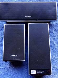 lot 323 image: SONY SSTS-72 3 PIECE SPEAKER SET
