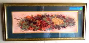 lot 7 image: Another Great Looking Art Piece Double matted under glass. Measures 14 x 30
