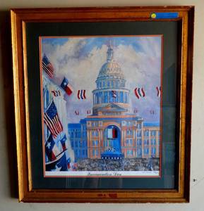 lot 17 image: LIMITED EDITION - INAUGURATION DAY hand signed by R Spivey #1241000