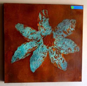 lot 24 image: Unique ORIGINAL Artwork by artist LISA STEELE - hand signed on back (Orig $300.00)