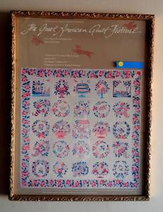 lot 31 image: Pretty Original Poster (1986) from The Great American Quilt Festival in New York