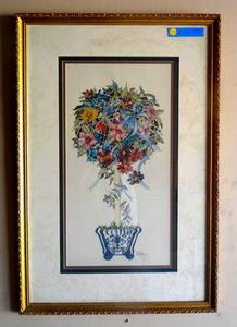 lot 33 image: Beautiful Custom Framed Print hand signed and numbered (3155000) by A Parker - beautiful on wall