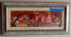 lot 39 image: C WINTERLE OLSON SIGNED PRINT OF BEAUTIFUL FLORAL ARRANGEMENT