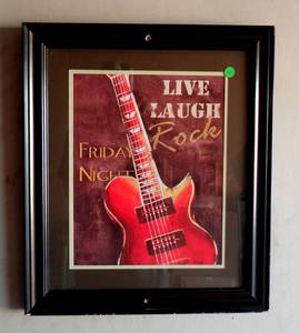 lot 40 image: TRE SORELLE (The Three Linky Sisters) - of Payson, AZ. - Fun Live Laugh Rock print